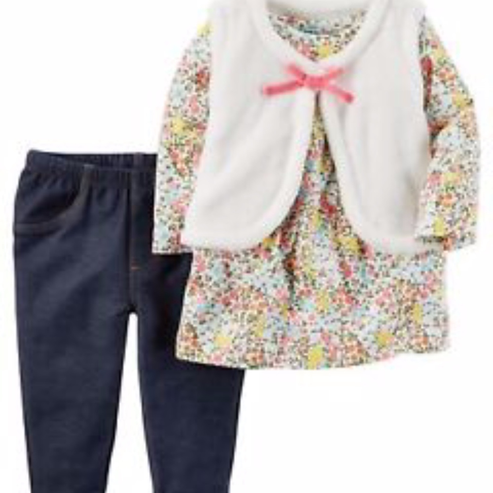 💐🌷NWT Carter's 3 piece outfit